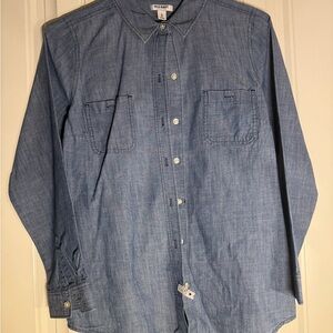 Old Navy Light Blue Casual Button Down Shirt